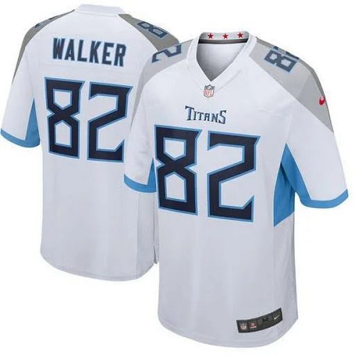 Men Tennessee Titans #82 Delanie Walker Nike White Game NFL Jersey->tennessee titans->NFL Jersey